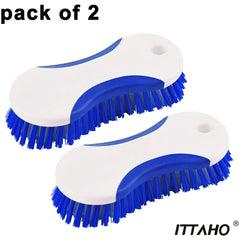 ITTAHO Scrub Brush for Shower,Bathtub, Lines,Sink,Carpet Cleaning Brush - 2 Pcs