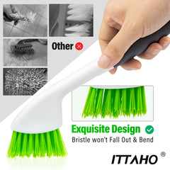 ITTAHO 2 Pack Grout Cleaning Brush, Groove Gap Scrub Brush Set - ITTAHO