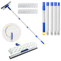ITTAHO 81" Window Squeegee Cleaner, 2 in 1 Shower Glass Cleaning Tool Kit