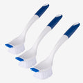 ITTAHO Dish Scrub Brush Kit, Kitchen Cleaning Scrubber Set - 3 Pack Blue