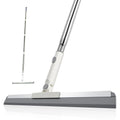 ITTAHO Floor Squeegee with Adjustable Long Handle Silicone Broom Scrubber