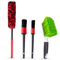 ITTAHO 4 Pack Car Wash Brush Wheel Cleaning Detailing Brush and Stiff Tire Brush