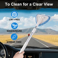ITTAHO 3PCS Windshield Clean Tool Microfiber Pads & 1PC Spray Bottle, Car Window Cleaner Refills