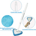Windshield Clean Tool, ITTAHO Car Window Cleaner with Extendable Handle, 3pcs Microfiber Pads