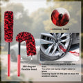 ITTAHO 4 Pack Car Wash Brush Wheel Cleaning Woolies Brush Detailing Brush and Stiff Tire Brush Tires Wheel Brushes