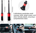 ITTAHO 4 Pack Car Wash Brush Wheel Cleaning Woolies Brush Detailing Brush and Stiff Tire Brush Tires Wheel Brushes