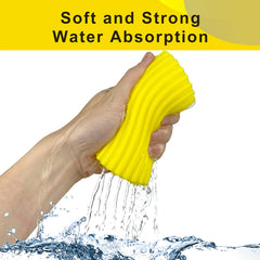 3Pcs Duster Sponge Brush, Damp Clean Sponge Water Absorbent PVA Sponge Household Cleaning Tool