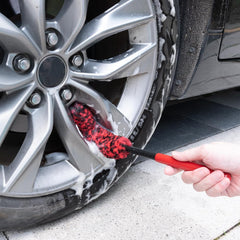 ITTAHO 4 Pack Car Wash Brush Wheel Cleaning Woolies Brush Detailing Brush and Stiff Tire Brush Tires Wheel Brushes