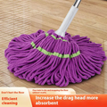 Mops Cleaning Floor Hand-Washable Mop All Floor Durable ABS Absorbent Essential Cleaning Tool Kitchens Bathrooms Hardwood
