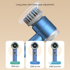 New Electric Cleaning Brush 5 in 1 Automatic Rotating Power Scrubber with Dust Scrubber Cleaning Electric Spin Scrubber