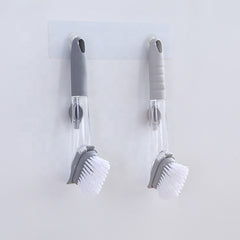 Kitchen Tools Cleaning Brushes Long Handle Dishwashing Scourer Sponge Sink Dishes Scrubber Brush Auto Add Cleaner Liquid