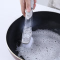 Kitchen Tools Cleaning Brushes Long Handle Dishwashing Scourer Sponge Sink Dishes Scrubber Brush Auto Add Cleaner Liquid