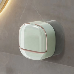 High Quality Soap Boxes Wall Mounted Waterproof Soap Dispenser Wall Mount Rack Perforation-free Toilet Soap Holder