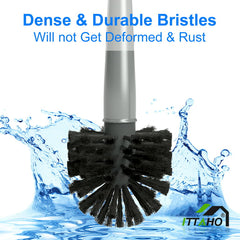 ITTAHO 2-in-1 Toilet Plunger & Bowel Brush Set, Bathroom Toilet Cleaning Brush with Holder