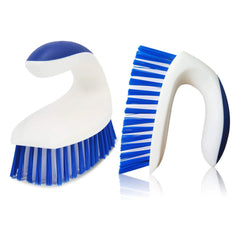 ITTAHO All Purpose Scrub Brush for Cleaning, Stiff Bristle Cleaning Brush with Non-Slip Grip for Bathroom Tile Floor-2 Pack - ITTAHO