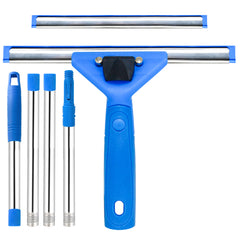 ITTAHO All Purpose Window Squeegee with Handle and Rubber Replacement,Squeegee Shower Cleaner for Bathroom Glass Door Car Windshield-14 Inch - ITTAHO