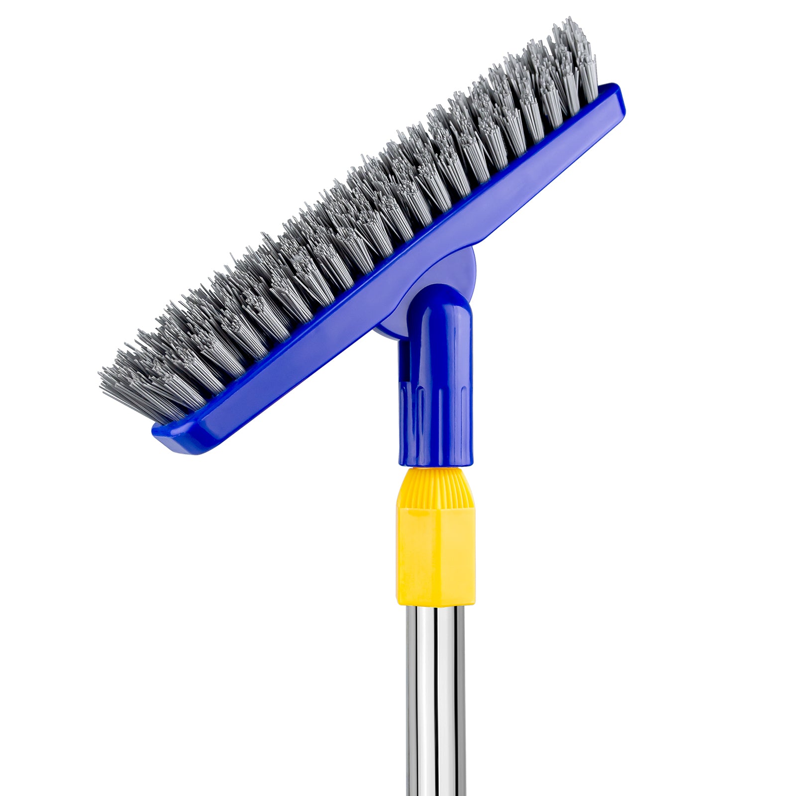 ITTAHO 2 Pack Grout Brush with Long Handle, Swivel Cleaning Grout Line  Scrubber