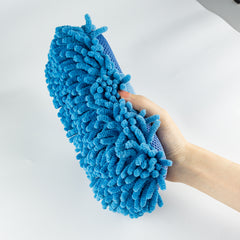 Mesh Bug Car Wash Sponge Chenille Cleaning Mitt Scratch-free for Auto Bike Motorcycle