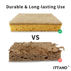 LARGE NATURAL ECO-FRIENDLY MULTI-SURFACE KITCHEN AND DISH SPONGE - TIVIT