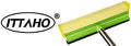 ITTAHO Multi-Use Window Squeegee, 2 in 1 Squeegee Window Cleaner with Long Extension Pole, Sponge Car Window Squeegee with 58 inch Long Handle for Gas Station, Glass, Shower, Outdoor High Window Cleaning - ITTAHO