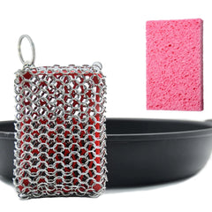 Lodge Stainless Steel Chainmail Scrubber - Kellogg Supply