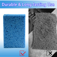ITTAHO 12 Pcs Heavy Duty Cellulose Sponges, All Purpose Non Scratch Cleaning Sponge - ITTAHO