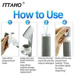 ITTAHO 9 Pack Dish Wand Refills - ITTAHO