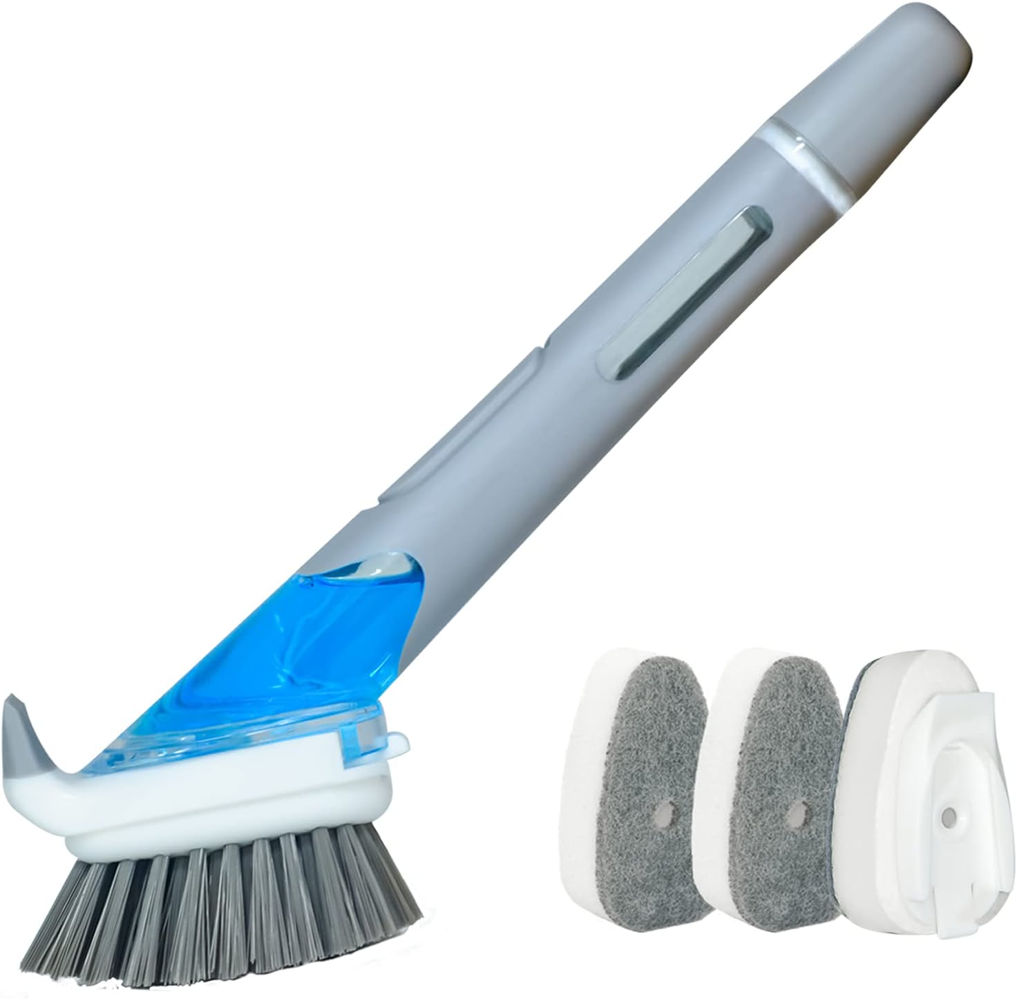 Dish sponge store soap handle