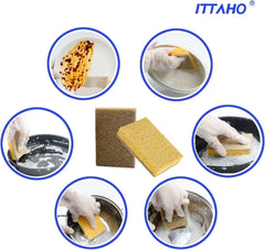 ITTAHO 9 Pack Refills, Non-Scratch Dish Sponge Replacement (Dishwand H