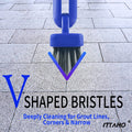 ITTAHO 2 Pack Grout Brush with Long Handle - ITTAHO