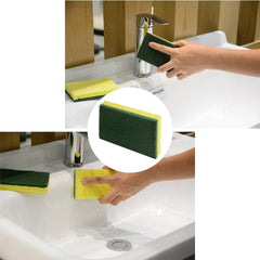 ITTAHO 12 Pcs Heavy Duty Cleaning Sponges, All-Purpose Non-Scratch Scrubbing Sponge - ITTAHO