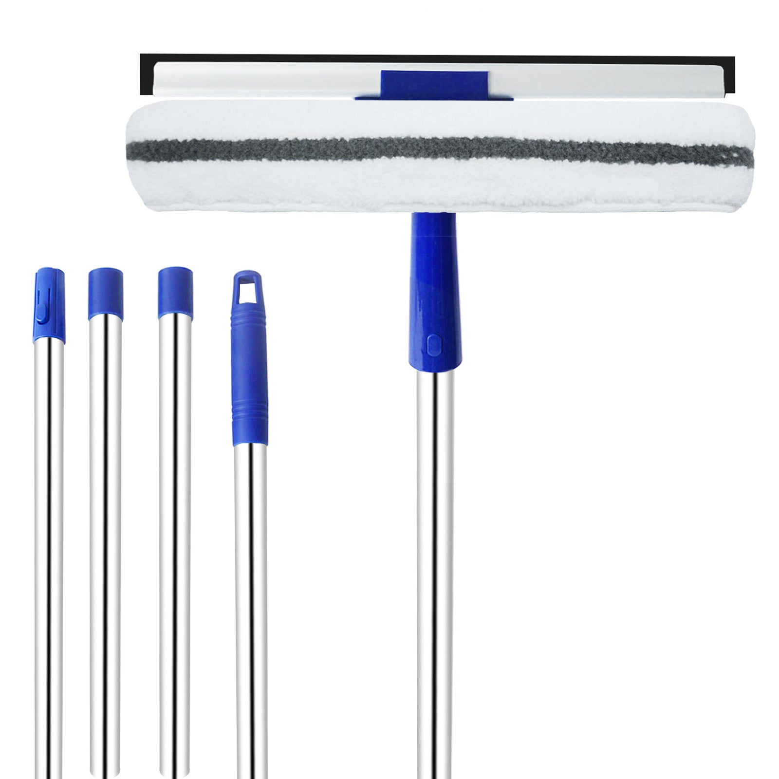 Window Squeegee and Microfiber Scrubber Window Cleaning Equipment