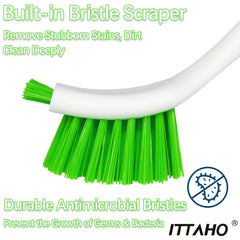 ITTAHO Dish Scrub brosse Kit, Kit de brosse de cuisine pour le nettoyage - paquet 3