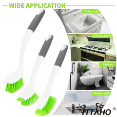 ITTAHO 3 Pack Dish Brush Set, Scrub Brush for Cleaning, Multi-Purpose  Shower Cleaner