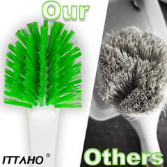 ITTAHO Dish Scrub Brush Kit, Kitchen Dish Brush Set for Cleaning - 3 Pack
